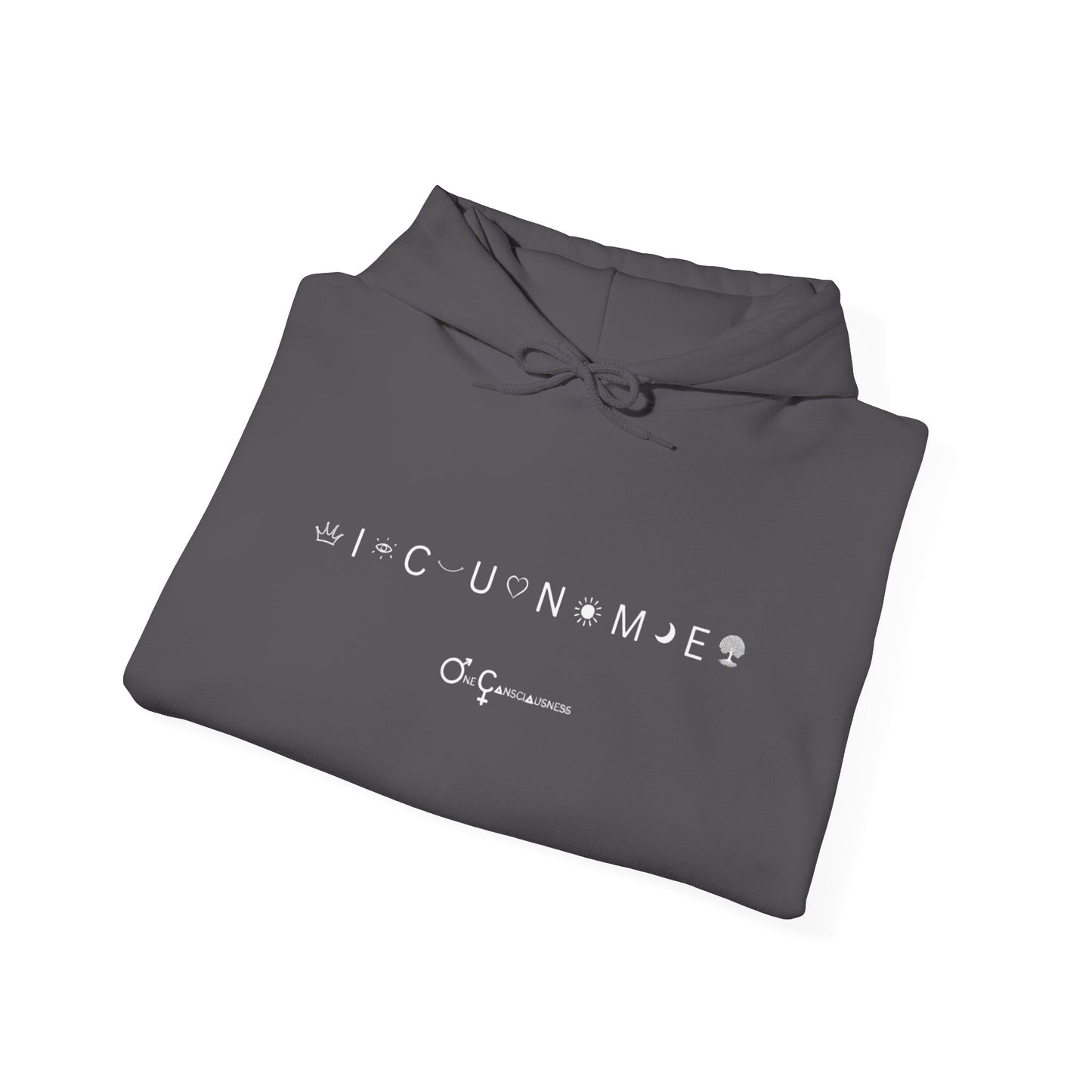 "I See You In Me" - I C U N ME - Awakened being Unisex Heavy Blend™ Hooded Sweatshirt