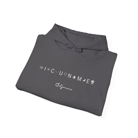 "I See You In Me" - I C U N ME - Awakened being Unisex Heavy Blend™ Hooded Sweatshirt